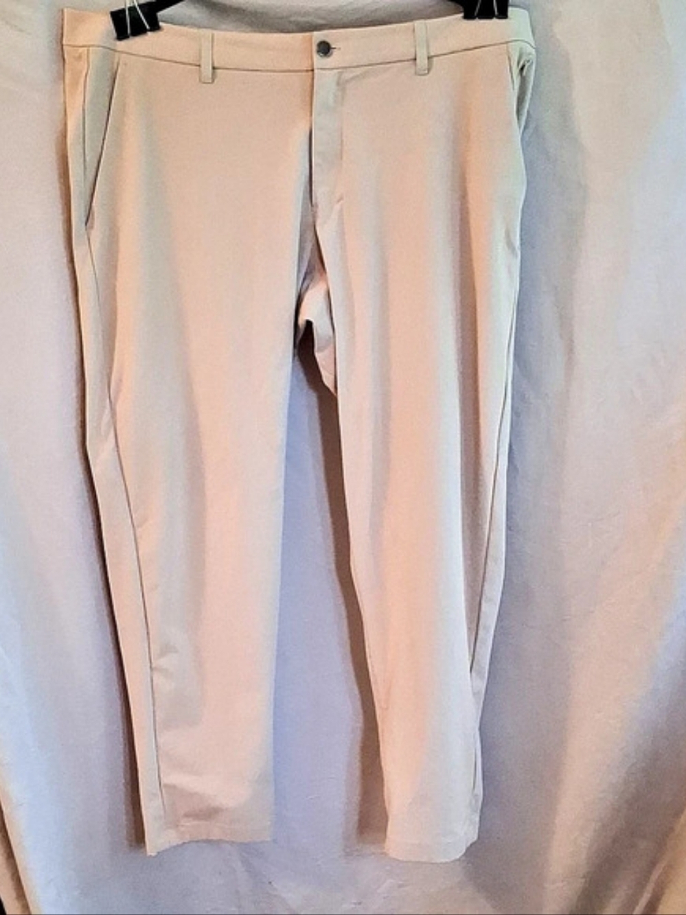 Lululemon ABC Trouser 44x30 Trench Khaki Warpstreme Commission Mens Dress Pants